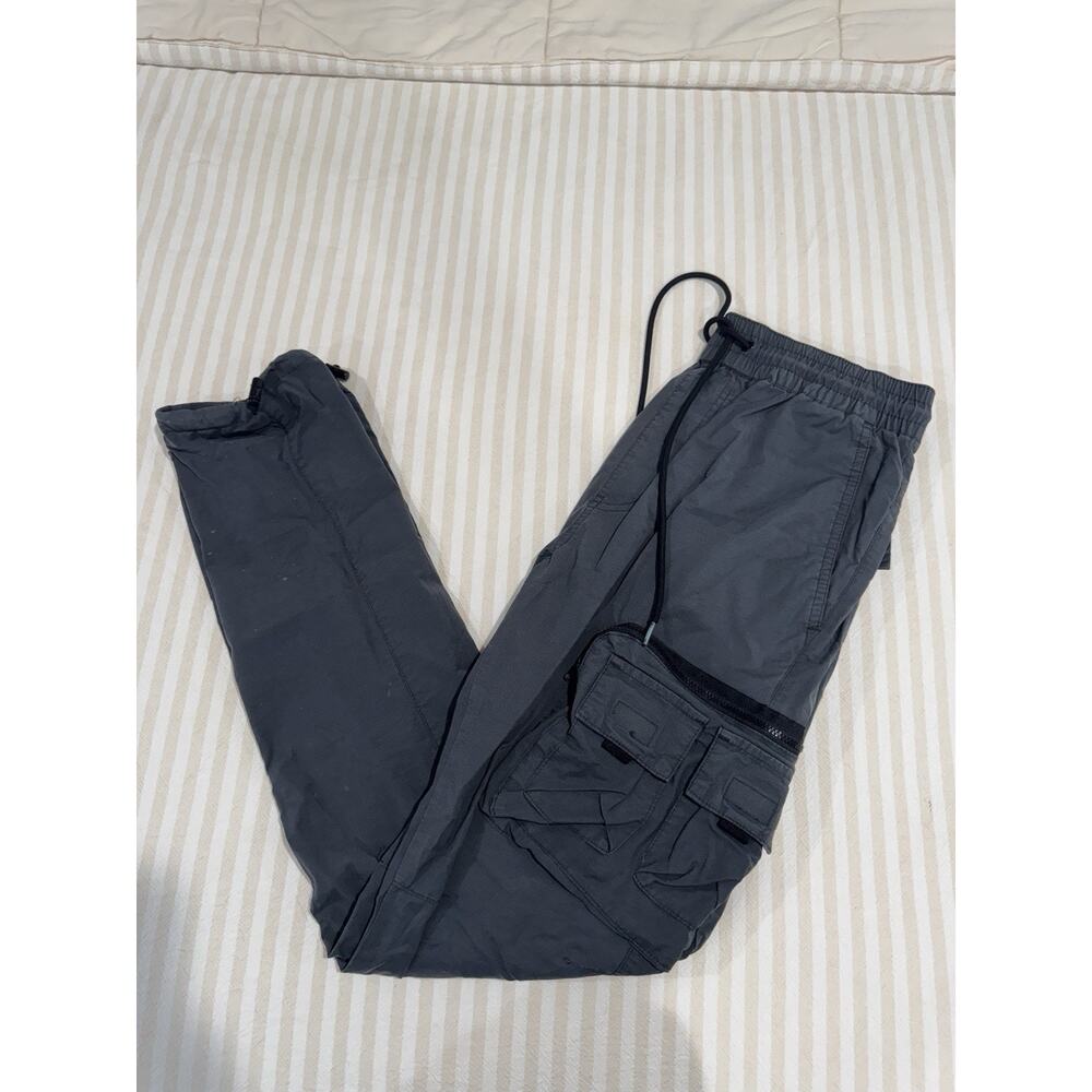 Pacsun Men Black Cargo Joggers Pants Size S
